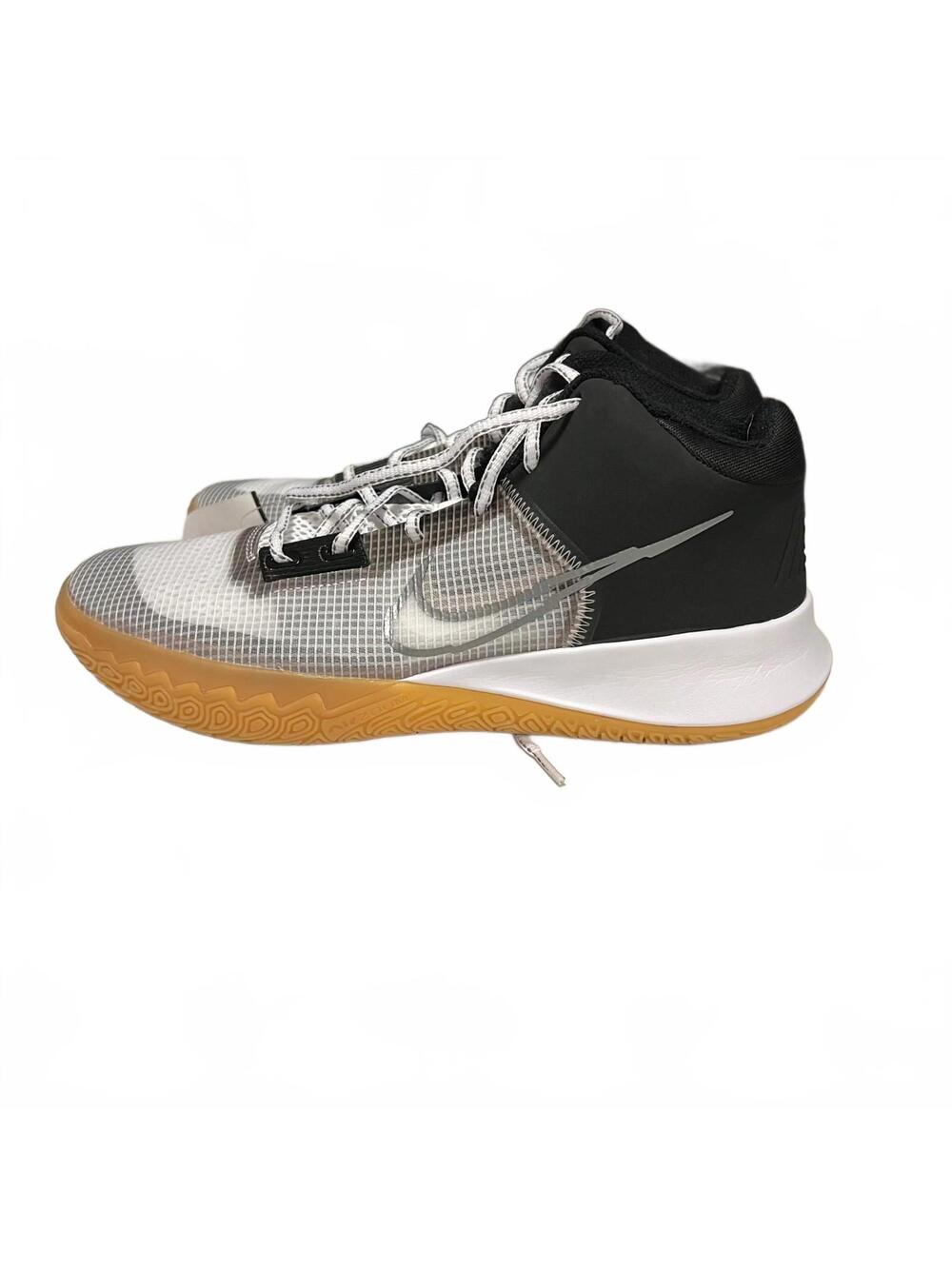 Nike Kyrie Flytrap 4 Basketball Black Grey White Gum Brown Men Size 10.5